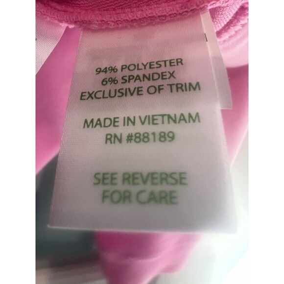 Lilly Pulitzer Larina Velour Zip Up Hoodie Lilac Rose XS - Picture 9 of 10